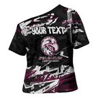 Personalized Manly Warringah Sea Eagles Cross Shoulder Shirt Graffiti Grunge Abstract Urban Street Style Design