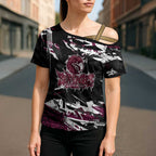 Personalized Manly Warringah Sea Eagles Cross Shoulder Shirt Graffiti Grunge Abstract Urban Street Style Design