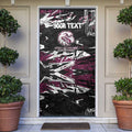 Personalized Manly Warringah Sea Eagles Door Cover Graffiti Grunge Abstract Urban Street Style Design