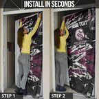 Personalized Manly Warringah Sea Eagles Door Cover Graffiti Grunge Abstract Urban Street Style Design