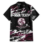 Personalized Manly Warringah Sea Eagles Family Matching Mermaid Dress and Hawaiian Shirt Graffiti Grunge Abstract Urban Street Style Design