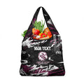 Personalized Manly Warringah Sea Eagles Grocery Bag Graffiti Grunge Abstract Urban Street Style Design