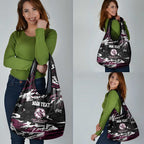 Personalized Manly Warringah Sea Eagles Grocery Bag Graffiti Grunge Abstract Urban Street Style Design