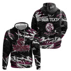 Personalized Manly Warringah Sea Eagles Hoodie Graffiti Grunge Abstract Urban Street Style Design