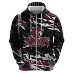 Personalized Manly Warringah Sea Eagles Hoodie Graffiti Grunge Abstract Urban Street Style Design