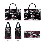 Personalized Manly Warringah Sea Eagles Leather Bag Graffiti Grunge Abstract Urban Street Style Design