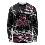 Personalized Manly Warringah Sea Eagles Long Sleeve Shirt Graffiti Grunge Abstract Urban Street Style Design