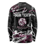 Personalized Manly Warringah Sea Eagles Long Sleeve Shirt Graffiti Grunge Abstract Urban Street Style Design
