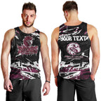 Personalized Manly Warringah Sea Eagles Men Tank Top Graffiti Grunge Abstract Urban Street Style Design