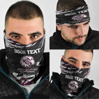 Personalized Manly Warringah Sea Eagles Neck Gaiter Graffiti Grunge Abstract Urban Street Style Design