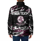 Personalized Manly Warringah Sea Eagles Padded Jacket Graffiti Grunge Abstract Urban Street Style Design