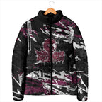 Personalized Manly Warringah Sea Eagles Padded Jacket Graffiti Grunge Abstract Urban Street Style Design