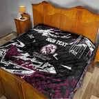 Personalized Manly Warringah Sea Eagles Quilt Graffiti Grunge Abstract Urban Street Style Design