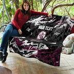 Personalized Manly Warringah Sea Eagles Quilt Graffiti Grunge Abstract Urban Street Style Design