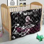 Personalized Manly Warringah Sea Eagles Quilt Graffiti Grunge Abstract Urban Street Style Design