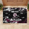 Personalized Manly Warringah Sea Eagles Rubber Doormat Graffiti Grunge Abstract Urban Street Style Design