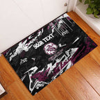 Personalized Manly Warringah Sea Eagles Rubber Doormat Graffiti Grunge Abstract Urban Street Style Design