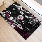 Personalized Manly Warringah Sea Eagles Rubber Doormat Graffiti Grunge Abstract Urban Street Style Design
