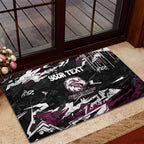 Personalized Manly Warringah Sea Eagles Rubber Doormat Graffiti Grunge Abstract Urban Street Style Design