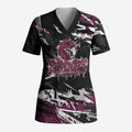 Personalized Manly Warringah Sea Eagles Scrub Top Graffiti Grunge Abstract Urban Street Style Design