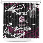 Personalized Manly Warringah Sea Eagles Shower Curtain Graffiti Grunge Abstract Urban Street Style Design