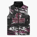 Personalized Manly Warringah Sea Eagles Sleeveless Puffer Jacket Graffiti Grunge Abstract Urban Street Style Design