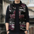 Personalized Manly Warringah Sea Eagles Sleeveless Puffer Jacket Graffiti Grunge Abstract Urban Street Style Design