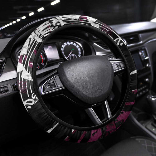 Manly Warringah Sea Eagles Steering Wheel Cover Graffiti Grunge Abstract Urban Street Style Design