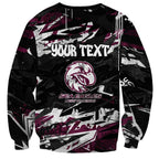 Personalized Manly Warringah Sea Eagles Sweatshirt Graffiti Grunge Abstract Urban Street Style Design