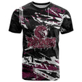 Personalized Manly Warringah Sea Eagles T Shirt Graffiti Grunge Abstract Urban Street Style Design