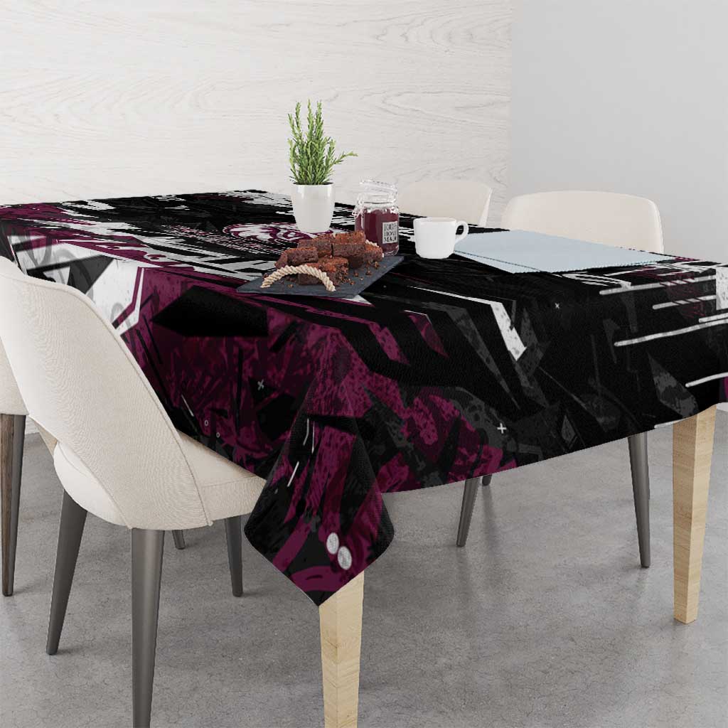 Personalized Manly Warringah Sea Eagles Tablecloth Graffiti Grunge Abstract Urban Street Style Design