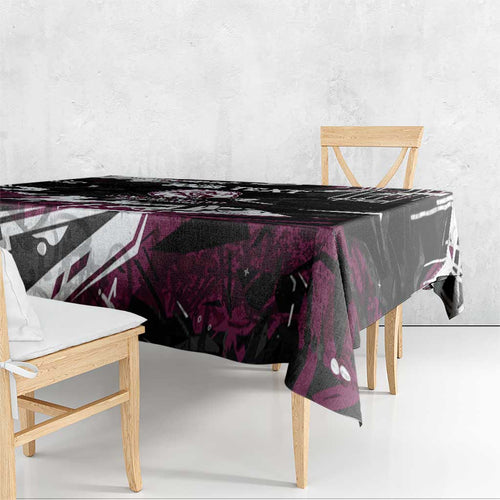 Personalized Manly Warringah Sea Eagles Tablecloth Graffiti Grunge Abstract Urban Street Style Design