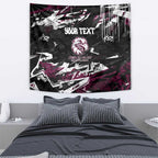 Personalized Manly Warringah Sea Eagles Tapestry Graffiti Grunge Abstract Urban Street Style Design