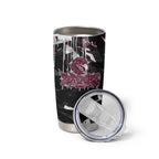 Personalized Manly Warringah Sea Eagles Tumbler Cup Graffiti Grunge Abstract Urban Street Style Design