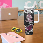 Personalized Manly Warringah Sea Eagles Tumbler With Handle Graffiti Grunge Abstract Urban Street Style Design