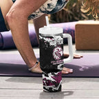 Personalized Manly Warringah Sea Eagles Tumbler With Handle Graffiti Grunge Abstract Urban Street Style Design