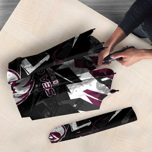 Personalized Manly Warringah Sea Eagles Umbrella Graffiti Grunge Abstract Urban Street Style Design