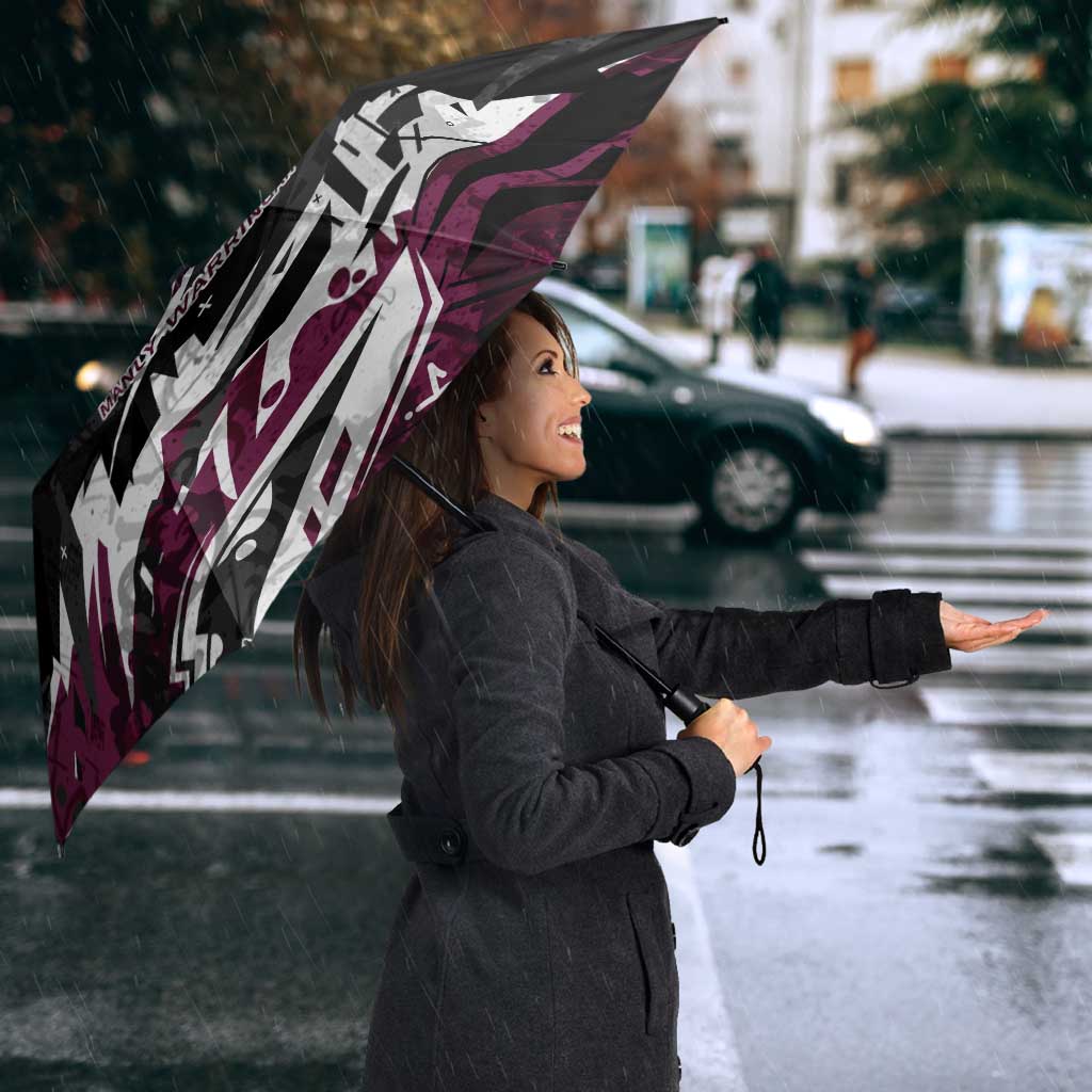 Personalized Manly Warringah Sea Eagles Umbrella Graffiti Grunge Abstract Urban Street Style Design