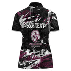 Personalized Manly Warringah Sea Eagles Women Polo Shirt Graffiti Grunge Abstract Urban Street Style Design