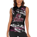 Personalized Manly Warringah Sea Eagles Women Sleeveless Polo Shirt Graffiti Grunge Abstract Urban Street Style Design