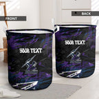 Personalized Melbourne Storm Laundry Basket Graffiti Grunge Abstract Urban Street Style Design