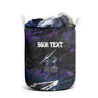 Personalized Melbourne Storm Laundry Basket Graffiti Grunge Abstract Urban Street Style Design