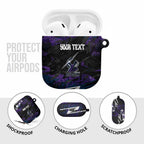 Personalized Melbourne Storm AirPods Case Graffiti Grunge Abstract Urban Street Style Design