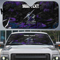 Personalized Melbourne Storm Auto Sun Shade Graffiti Grunge Abstract Urban Street Style Design
