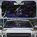 Personalized Melbourne Storm Auto Sun Shade Graffiti Grunge Abstract Urban Street Style Design