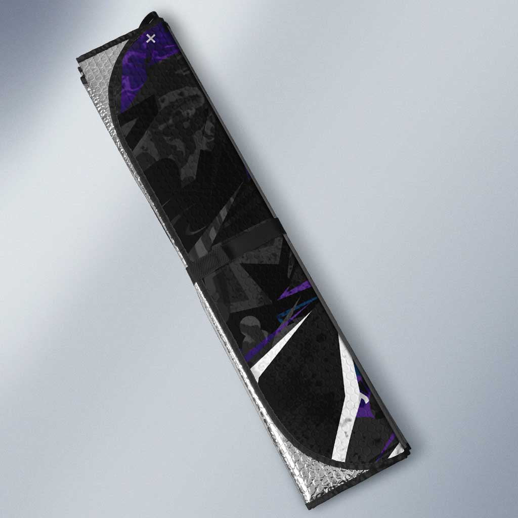 Personalized Melbourne Storm Auto Sun Shade Graffiti Grunge Abstract Urban Street Style Design