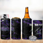 Personalized Melbourne Storm 4 in 1 Can Cooler Tumbler Graffiti Grunge Abstract Urban Street Style Design
