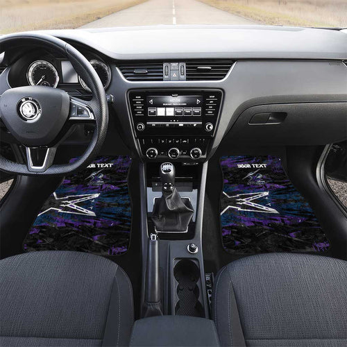 Personalized Melbourne Storm Car Mats Graffiti Grunge Abstract Urban Street Style Design