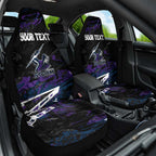 Personalized Melbourne Storm Car Seat Cover Graffiti Grunge Abstract Urban Street Style Design
