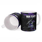 Personalized Melbourne Storm Ceramic Mug Graffiti Grunge Abstract Urban Street Style Design